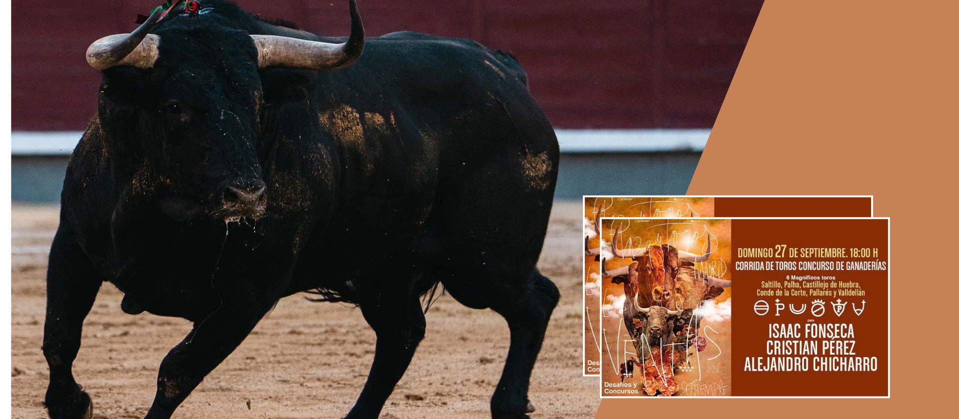 Los horarios de taquillas para la corrida concurso de ganaderías