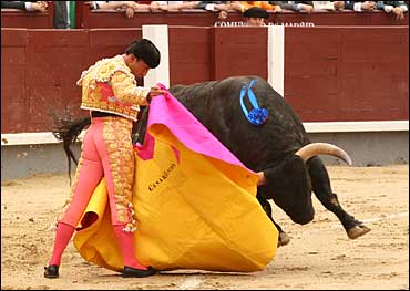 Una verónica de César Rincón.