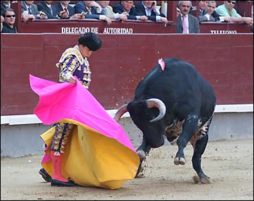 Verónica del saludo de "El Juli" al primero.