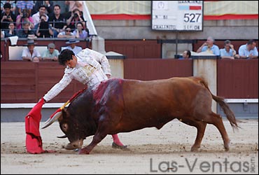 Miguel Abellán con el primero