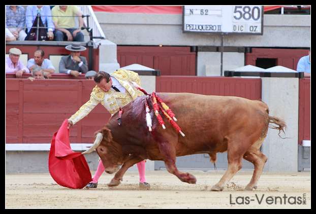 Carlos Escolar 'Frascuelo' con su primero